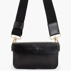ALL SAINTS Zoe Leather Crossbody Bag
